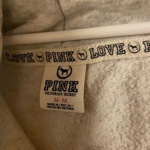 “Pink” zip up hoodie